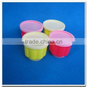 Panna cotta set plastic pudding cup