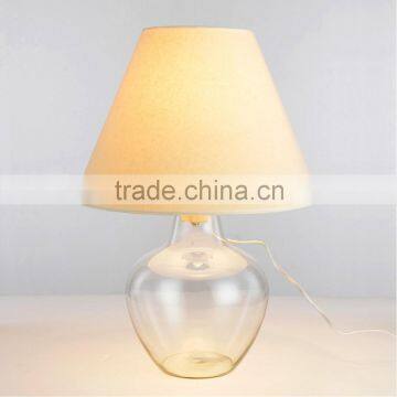 UL CE VDE SAA clear glass ball decorative table lamp 40W