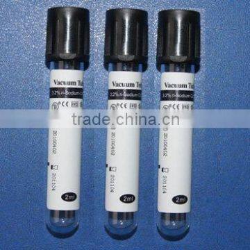 Vacuum blood tube---2ml ESR tube