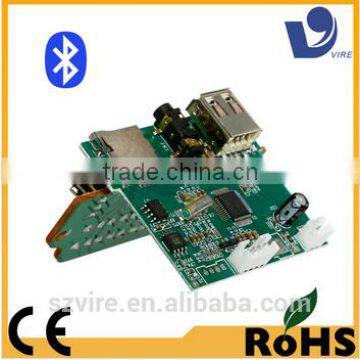 Fm radio bluetooth audio receiver pcb board made in China