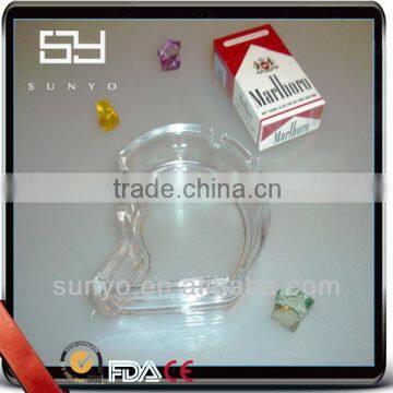 New Design Crystal Funny Custom Pressed Glass Ashtray f