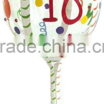 High Quality Hand Painted Wine Glass/Glassware                        
                                                Quality Choice