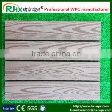 Non-slip Bathroom Floor Tiles With Recycled Wood Plastic Composite Decking photo-2
