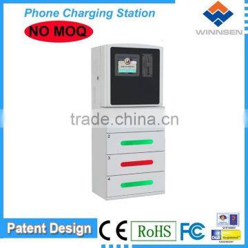 No MOQ Coin Operated 4 Digital Lockers Wall Mount Cell Phone Charging Station APC-04A photo-5