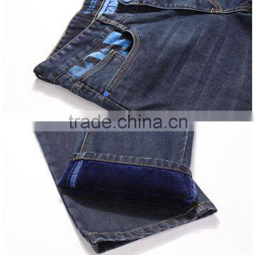 Cotton Basic 4 Pocket Vintage Blue Mens Cultivate One's Morality Denim Jeans With Skinny Legs photo-5