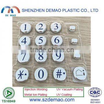 Plastic telephone buttons manufacturer