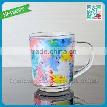 Top sale custom glass coffee mug with gift box