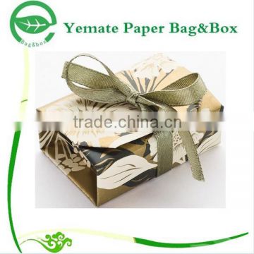 custom printed cardboard kraft gift packaging box, Christmas kraft paper gift box