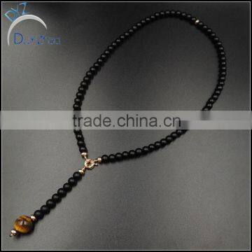 nature stone tiger eye mens rosary bead necklace