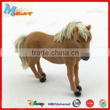 OEM 3d plastic simulated pvc horse figure toy