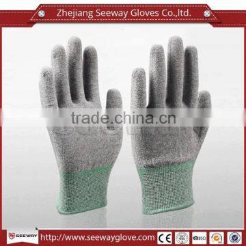 SEEWAY PVC Anti-Static Gloves Carbon Fiber Gloves Abrasion Resistant Hand Gloves