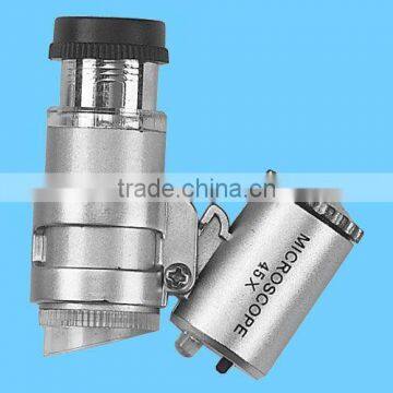 45x Pocket microscope/Pocket microscope with led/microscope with projector