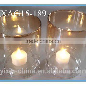 plating glass candle holder189