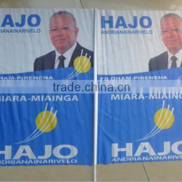 wholesale car flag campaign small hand flag china factory