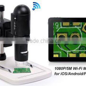 For Lab/student/biology/jewelry, 200X 1080P wifi digital microscope