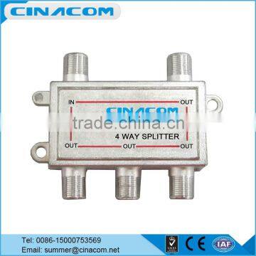 5-1000MHz 4-Way Splitter Wholsaler