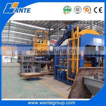 QT10-15 fully automatic cement slab bricks making machine