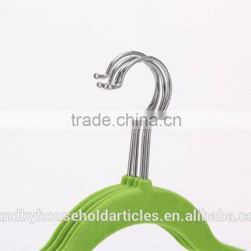 HM-003 70g Velvet Non Slip Suit Hanger With a Notch For Clothes Indoors Use 10pk Color Sleeve Quality Choice photo-4