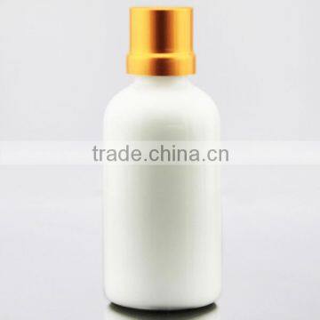 100ml Square Glass Bottle Essential Oil White Porcelain Glass Bottle photo-6
