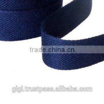 Cotton Twill Herringbone Tape / 100% Cotton Twill Webbing Tape photo-2