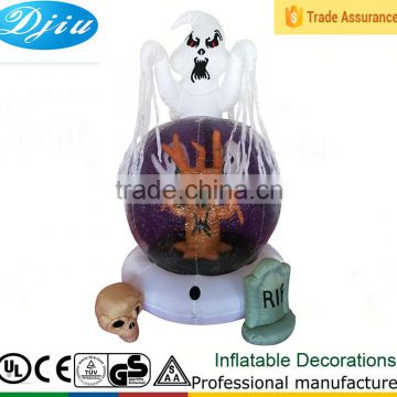 DJ-XT-100 inflatable halloween ghost globe garden decoration for commercial use