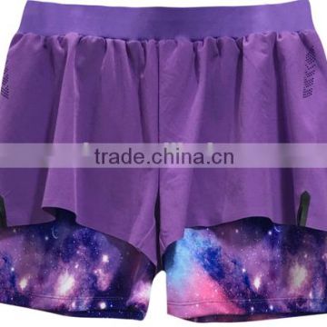 Santic woman custom running wear OEM service running short