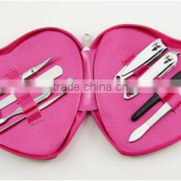 Heart shape cute manicure and pedicure sets