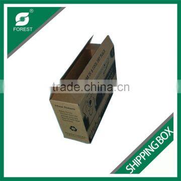 FLEXO PRINTING E FLUTE DISPOSABLE CORRUGATED SHIPPING CARTONS OEM PAPER PACKING BOXES FOR POOP BAGS