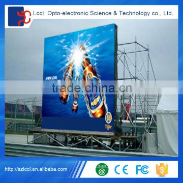 2016 Hot product waterproof full color large outdoor led advertising screen price