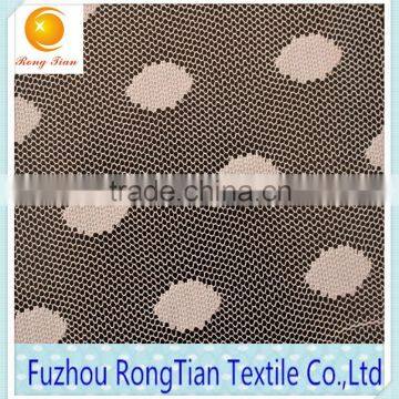 Cheap price of nylon mesh breathable lace fabric used for decoration