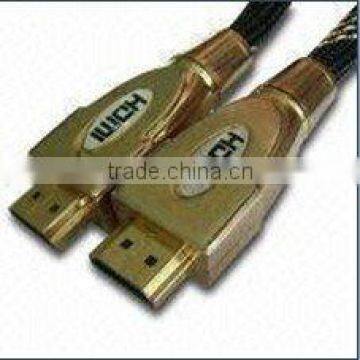 customized 7m ul 20276 HDMI Cable with gold-plated connector for 3d led tv