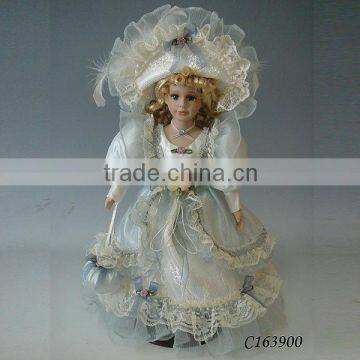 Wholesale high quality porcelain doll 16inch chinese porcelain dolls