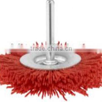 nylon wire shaft wheel brush