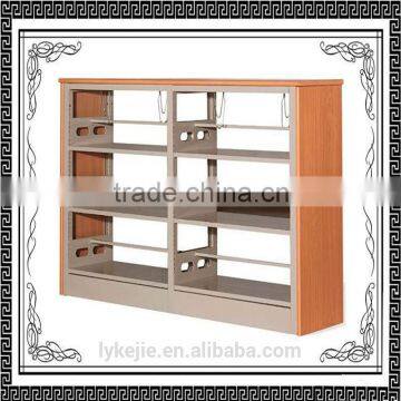 ateel bookshelf steel book shelf for library modern K/D melamine bookcase with study table