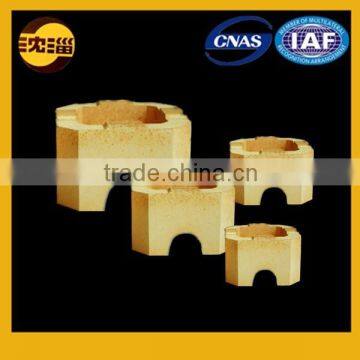 cylindrical fire brick low porosity clay brick price for fireclay brick