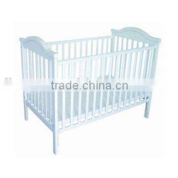 wooden baby bed