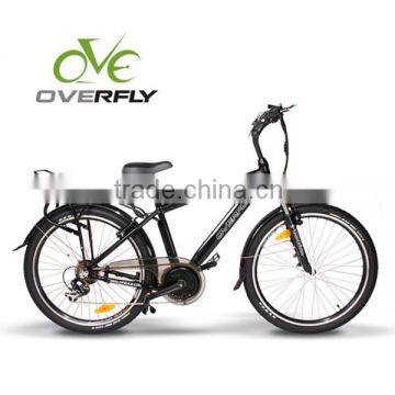 250W brushless middle motor sport style saddle electric bike