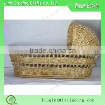 wicker baby basket