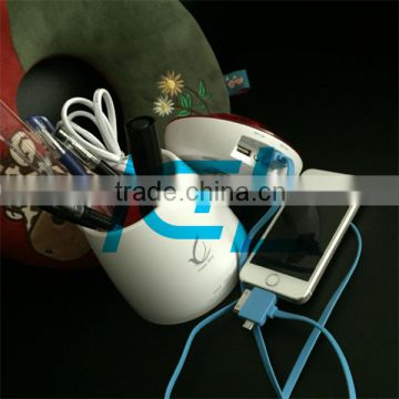 new design smart flowerpot with 2 usb charging port