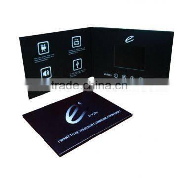 High Quality LCD Invitation Video Greeting Card for Sale
