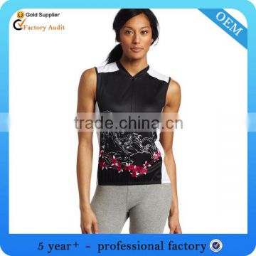 Custom sleeveless cycling jersey