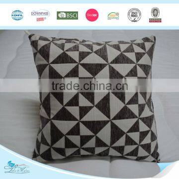 Embroidered Geometric Embroidered Outdoor Cushion