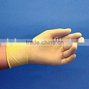 Sterile powder-free latex surgical gloves