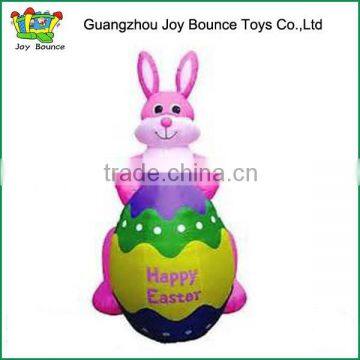 funny inflatable pink rabbit inflatable easter bunny for sale