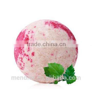 Mendior Patchouli and cherry essential oil Bath Bombs with mixed color Natural Bath Fizzers OEM Brand