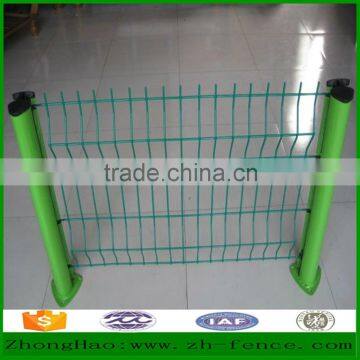 Factory Direct Sale Powder Coated Triangle Bending Fence / Peach Shape Post Fence photo-5