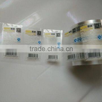 Waterproof Transparent Self Adhesive Transparent Label