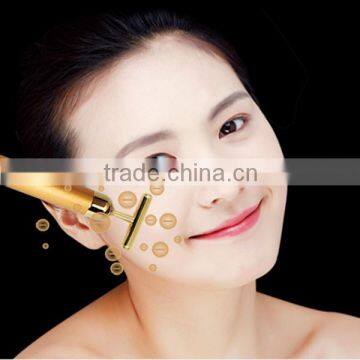 electric face-lift rod face massage device emperorship face-lift tools 24k gold beauty bar