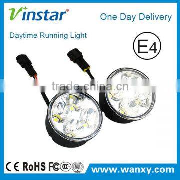 12v&24v Auto Lighting System e4 cecar Daytime runing light with external driver universal led drl lights