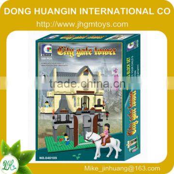 Castle Seris Kids Cartoon Building Block.Plastic Building Block